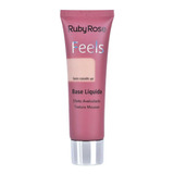 Base De Maquillaje En Mousse Ruby Rose Líquida Matte Feels - 29ml