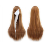 Lace Wig Longa Fibra Organica 70c Lisa P/uso Diario Promoção