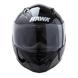 Casco Moto Hawk Integral Zx3 Negro Brillo Rpm ®