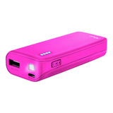 Power Bank Trust Primo 4400 Bateria Celular Linterna Pink