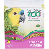 Ração Megazoo Alimento Extrusado Papagaios Regular Bits 600g