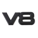 Emblema V8 Negro Ford Chevrolet Nissan Titan Vw Touareg