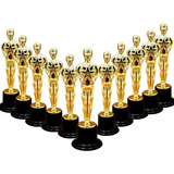 12 Estatuillas Oscar Trofeo Premio Hollywood Batucada 15 Cm