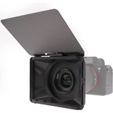 Mini Matte Box Para Filtros  Camaras Dslr Mirrorless Negro 