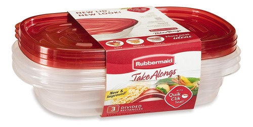 Rubbermaid F55retchil Recipientes Rectangulares Para Llevar 