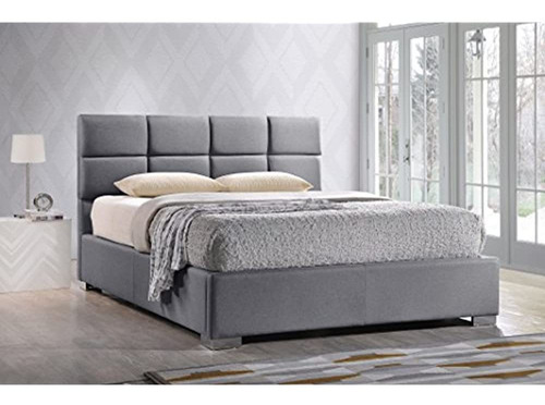 Baxton Studio Sophie Modern Y Contemporary Fabric  Cama Con 