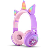 Auriculares Nenos, Para Ninos/bluetooth/forma De Unicornio