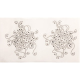 Plancha De Strass Termoadhesivo Arabesco Original Unico