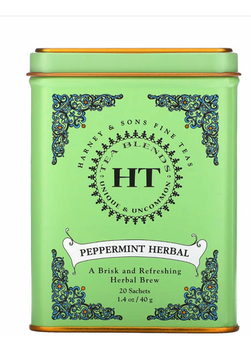 Harney & Sons Té Hierbas De Menta Sincafeína 20 Bolsas De Té