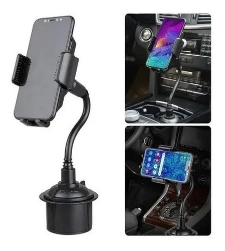 Base Holder Soporte Celular 360° Cuello Flexible 