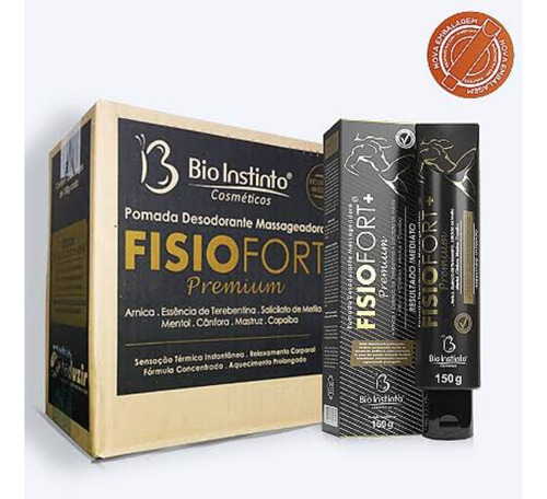 Pomada Fisiofort Desodorante Massageadora Premium