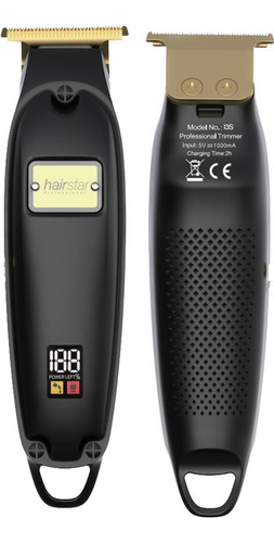 Hairstar® Maquina Corte Desvelladora Profesional 13s Negra Color Negro