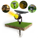 Espeto De Jardim Com Placa Solar Ip67 Luz Spot De Jardim 5w