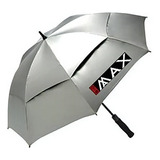 Paraguas Golf Big Max Automatico Uv50 Doble Techo Color Plateado