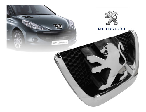 Emblema De Parachoque Delantero Para Peugeot 207 / Completo Foto 2