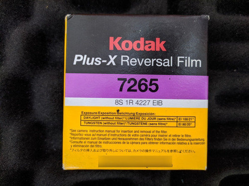 Cartucho Película Cine Kodak Plus-x 7265 Super 8