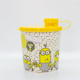 Taza Con Tapa Tapón Minions- Ppr Solutions