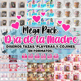 Mega Pack Día De Las Madre -vectores, Tazas + Playeras Y Más