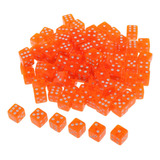 100pcs Polyhedral D6 Die For Lbling Gamers \u0026
