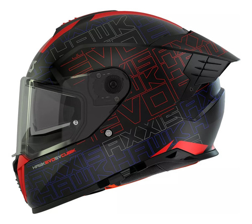 Capacete Axxis Hawk Sv Evo Cubik B4 Laranja