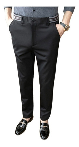 Pantalones Hombre Vestir Slim Fit Business Office