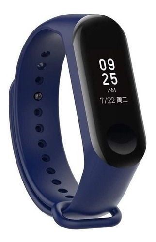 Pulseira Preta Silicone Para Mi Band 3 E 4