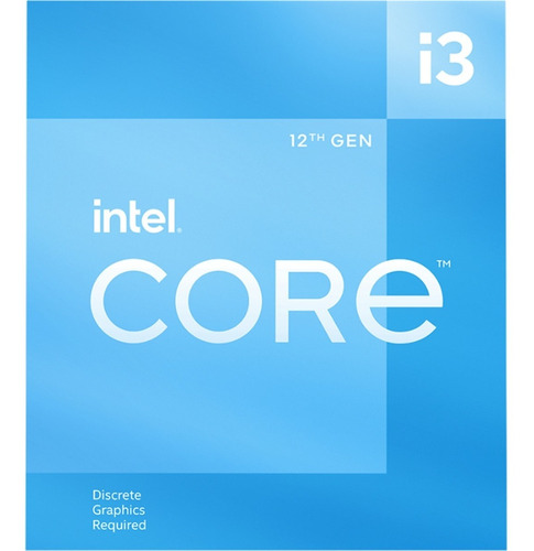 Procesador Intel Core I3 12100f 12th 4.3ghz 12mb Lga1700 