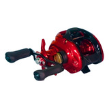 Carretilha Daiwa Fuego Sv 103sh/l Cs - Perfil Baixo 7.3:1 Cor Vermelho Lado Da Manivela Esquerdo