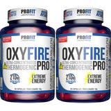 2x Termogênico Cafeína Oxy Fire - Pote 60 Cápsulas - Profit