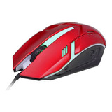 Mouse Para Jogo Knup  Kp-v15 Vermelho