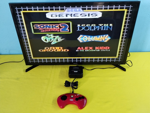 Consola Sega Genesis 16 Bits Power Con 6 Juegos 