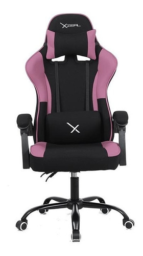 Silla Gamer Xzeal Xz20 Ergonomica Reclinable Rosa Xzsxz20p