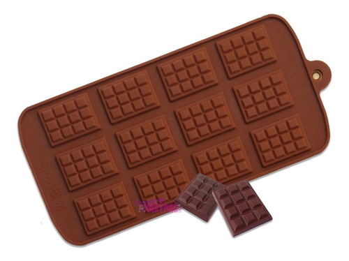 Molde De Silicon Tablillas De Chocolate Chicas Postres