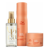 Wella Nutri-enrich Sh 250ml + Masc 150ml + Óleo Light 100ml