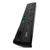 Apc 8-oultet Surge Protector 2630 Joules Con Puertos De Carg