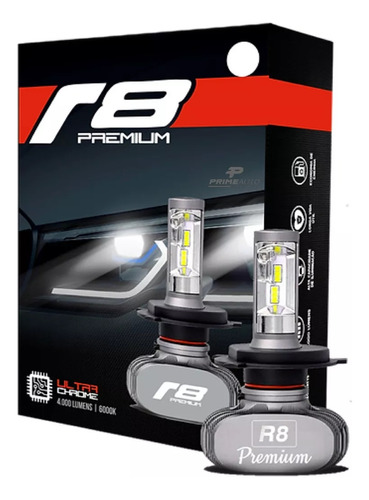 Led Automotivo R8 Premium C/ip65 Sem Cooler Alta Qualidade