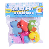 Animalitos Acuaticos De Goma X 6 El Duende Azul - Myr