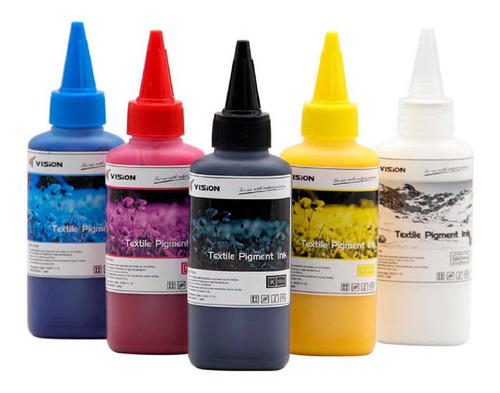 Tinta Dtf Cinco Colores, Selladas De Fabrica