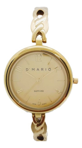 Reloj Dmario Fg1607 Mujer Cristal Zafiro 100% Original 