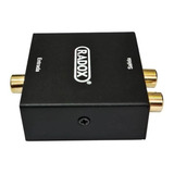 Convertidor De Audio Digital (toslink) A Analogo (rca) 