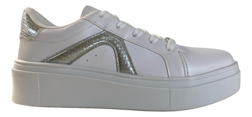 Tenis Vizzano Plataforma Casual Branco Conforto