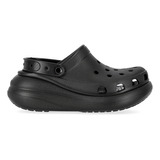 Zuecos Crocs Classic Crush Clog Plataforma En Negro | Moov