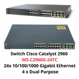 Switch Cisco Catalyst 2960g 24portas Gigabit 4sfp