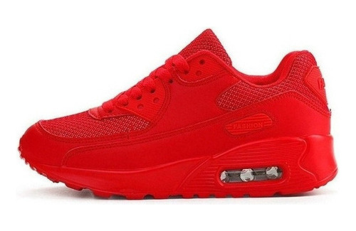 Tenis Para Hombres,tenis De Mujer Air 19 Rojo