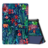 Fintie Funda Amazon Kindle Fire Max 11 13 Gen. Flores Selva