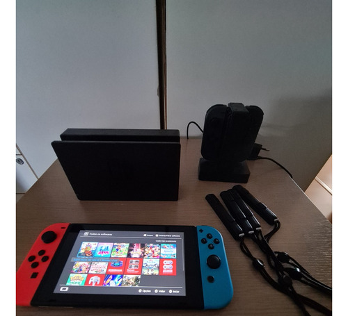 Nintendo Switch 4 Controles E 9 Jogos Originais Venda Da Conta Junto