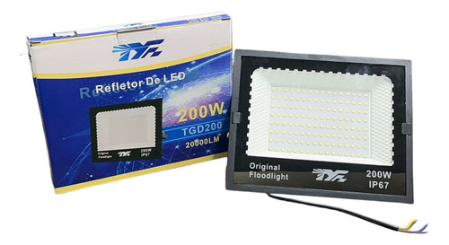 Kit 8 Refletor Holofote Led 200w Smd Branco Frio Bivolt Ip67