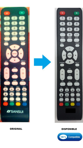 Control Remoto Para Smartv Marca Sansui