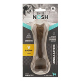 Juguete Zeusnosh Bone Strong Para Mascota Talla M De Tocino Color Hueso