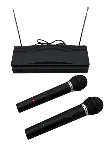 Set De 2 Micrófonos Inalámbricos Dinámico Microfono